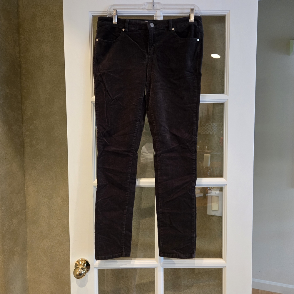 Michael Kors Black Corduroy Skinny Pants